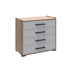 Спальня Соната Комод (Белый/Дуб крафт золотой) в Тарко-Сале - tarko-sale.mebel24.online | фото