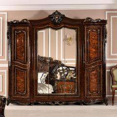 Спальный гарнитур Джоконда (корень дуба) в Тарко-Сале - tarko-sale.mebel24.online | фото 16