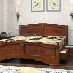 ЛАК Спальный гарнитур (модульный) орех в Тарко-Сале - tarko-sale.mebel24.online | фото 3