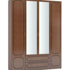 ЛАК Спальный гарнитур (модульный) орех в Тарко-Сале - tarko-sale.mebel24.online | фото 4