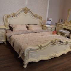 Спальный гарнитур Мона Лиза (крем) 1800 в Тарко-Сале - tarko-sale.mebel24.online | фото 3