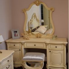 Спальный гарнитур Мона Лиза (крем) 1800 в Тарко-Сале - tarko-sale.mebel24.online | фото 9