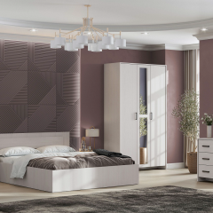 Спальный гарнитур МСП-1 (Ясень Анкор светлый) 1400 в Тарко-Сале - tarko-sale.mebel24.online | фото
