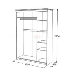 Спальный гарнитур Ольга-13 (модульный) в Тарко-Сале - tarko-sale.mebel24.online | фото 23