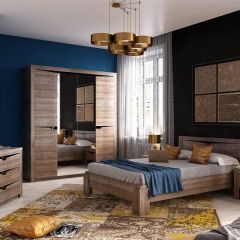 Спальный гарнитур  Соренто (Дуб стирлинг) в Тарко-Сале - tarko-sale.mebel24.online | фото