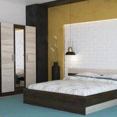 Спальный гарнитур Леси + 3-х створчатый шкаф в Тарко-Сале - tarko-sale.mebel24.online | фото