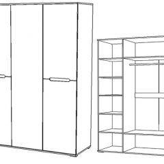 Спальный гарнитур Вегас (модульный) в Тарко-Сале - tarko-sale.mebel24.online | фото 13