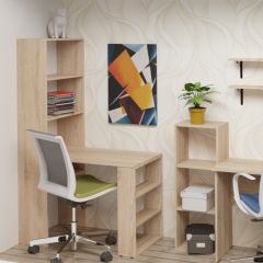 Стеллаж Элемент-1 (дуб сонома) в Тарко-Сале - tarko-sale.mebel24.online | фото 5