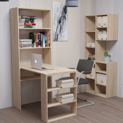 Стеллаж Элемент-1 (дуб сонома) в Тарко-Сале - tarko-sale.mebel24.online | фото 6