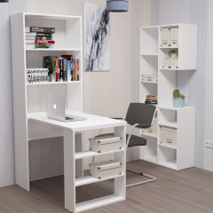 Стеллаж Элемент-2 (белый) в Тарко-Сале - tarko-sale.mebel24.online | фото 4