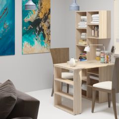 Стеллаж Элемент-2 (дуб сонома) в Тарко-Сале - tarko-sale.mebel24.online | фото 4
