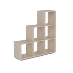 Стеллаж "Стильный" СС-1 (ясень шимо светлый) в Тарко-Сале - tarko-sale.mebel24.online | фото