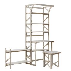 Стеллаж+стол со стойкой Конструктор Арт.СRСт2-1 в Тарко-Сале - tarko-sale.mebel24.online | фото 3