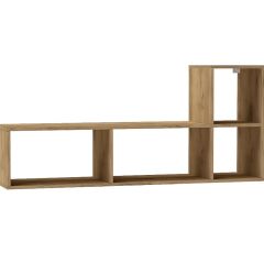 Стеллаж универсальный (ЛДСП дуб крафт золотой) в Тарко-Сале - tarko-sale.mebel24.online | фото