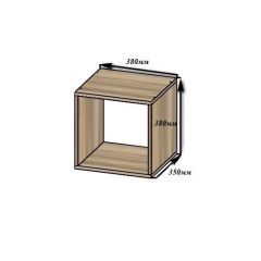 Стеллаж Ярофф №1, односекционный в Тарко-Сале - tarko-sale.mebel24.online | фото 2