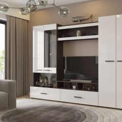 Стенка Ненси Люкс (Эко) в Тарко-Сале - tarko-sale.mebel24.online | фото