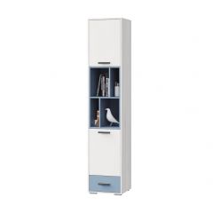 СТИЧ Шкаф для книг с 2мя дверями и 1 ящиком в Тарко-Сале - tarko-sale.mebel24.online | фото