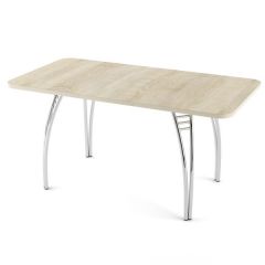 Стол-бабочка Паук пластик травертин Голубой шелк в Тарко-Сале - tarko-sale.mebel24.online | фото