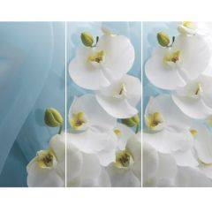 Стол Бостон-3 (Белая Орхидея) 1100/1420*700, опора Брифинг в Тарко-Сале - tarko-sale.mebel24.online | фото 2