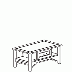 Стол журнальный №670 "Флоренция" Дуб оксфорд в Тарко-Сале - tarko-sale.mebel24.online | фото 2