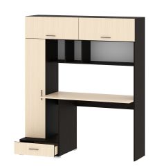 Стол компьютерный ПКС-1 (венге/дуб белфорд) в Тарко-Сале - tarko-sale.mebel24.online | фото 4