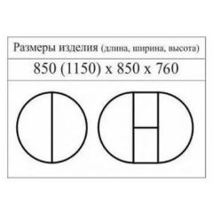 Стол круглый раздвижной Балет (массив белый) в Тарко-Сале - tarko-sale.mebel24.online | фото 2