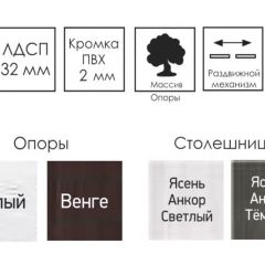 Стол раскладной Ялта-2 (опоры массив резной) в Тарко-Сале - tarko-sale.mebel24.online | фото 4