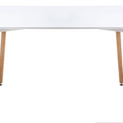 Стол деревянный Table 120х80х73 white / wood в Тарко-Сале - tarko-sale.mebel24.online | фото 3
