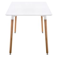 Стол деревянный Table 120х80х73 white / wood в Тарко-Сале - tarko-sale.mebel24.online | фото 4