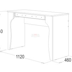 Стол туалетный + Зеркало навесное Ольга-12 (ЛДСП) в Тарко-Сале - tarko-sale.mebel24.online | фото 4
