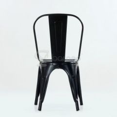 Стул Barneo N-240 Tolix (RAL9017 Черный) в Тарко-Сале - tarko-sale.mebel24.online | фото 3