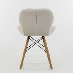 Стул Barneo N-42 Perfecto PU белый в Тарко-Сале - tarko-sale.mebel24.online | фото 4