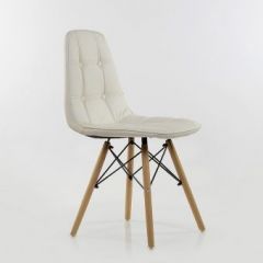 Стул Barneo N-43 Pulsante PU белый в Тарко-Сале - tarko-sale.mebel24.online | фото 4