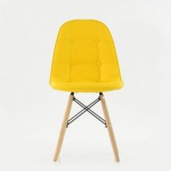 Стул Barneo N-43 Pulsante PU желтый в Тарко-Сале - tarko-sale.mebel24.online | фото 2