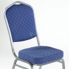Стул Barneo S-6 банкетный (каркас серый, синяя ткань) в Тарко-Сале - tarko-sale.mebel24.online | фото 4