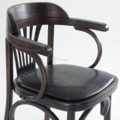 Стул барный Венский Апполо (h 75 см, темно-коричневый) в Тарко-Сале - tarko-sale.mebel24.online | фото 5