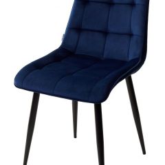 Стул CHIC BLUVEL-86 NAVY BLUE / черный каркас М-City в Тарко-Сале - tarko-sale.mebel24.online | фото