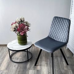 Стул DAIQUIRI BLUVEL-06 BLUE, велюр М-City в Тарко-Сале - tarko-sale.mebel24.online | фото 3