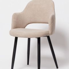Стул К-14 бежевый/черный в Тарко-Сале - tarko-sale.mebel24.online | фото