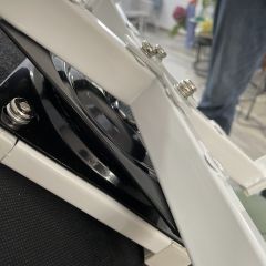Стул MAVERICK 360 град. поворот. BLUVEL-40 BEIGE/ белый каркас, М-City в Тарко-Сале - tarko-sale.mebel24.online | фото 4