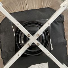 Стул MAVERICK 360 град. поворот. BLUVEL-40 BEIGE/ белый каркас, М-City в Тарко-Сале - tarko-sale.mebel24.online | фото 5