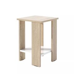 Табурет Лайт ЭКО (Дуб Сонома/Белый Глянец) в Тарко-Сале - tarko-sale.mebel24.online | фото