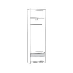 Трувор Шкаф для одежды 13.328.02 в Тарко-Сале - tarko-sale.mebel24.online | фото 2