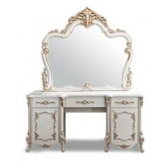 Туалетный стол с пуфиком Флоренция в Тарко-Сале - tarko-sale.mebel24.online | фото 3