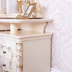 Туалетный столик БЕЗ Зеркала Джоконда (крем) в Тарко-Сале - tarko-sale.mebel24.online | фото 3