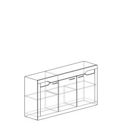 Тумба многоцелевая №307 "Ронда" в Тарко-Сале - tarko-sale.mebel24.online | фото 2