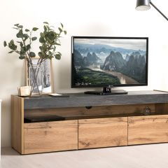 Тумба под ТВ 13.272 (Дуб Вотан 065 R, Интра) в Тарко-Сале - tarko-sale.mebel24.online | фото 3