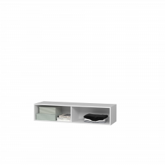 Тумба Подвесная 3 (белый/белый /белый лакобель) в Тарко-Сале - tarko-sale.mebel24.online | фото 3