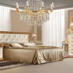Тумба прикроватная Тиффани штрих-лак/золото (ТФТП-1) в Тарко-Сале - tarko-sale.mebel24.online | фото 2