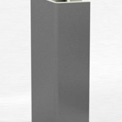 Угловое соединение для цоколя 135 гр. h100 мм (Алюминий, Белый, Черный, Сонома) в Тарко-Сале - tarko-sale.mebel24.online | фото